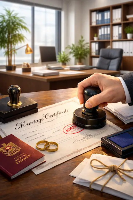 Marriage certificate translation office in Dubai
