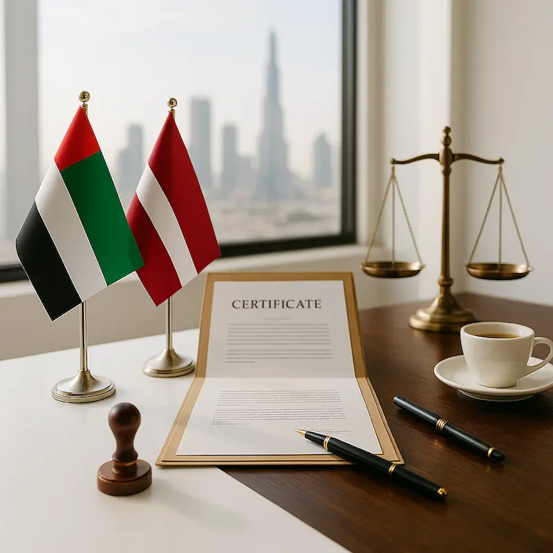 Certified Latvian translation services for official documents in Dubai