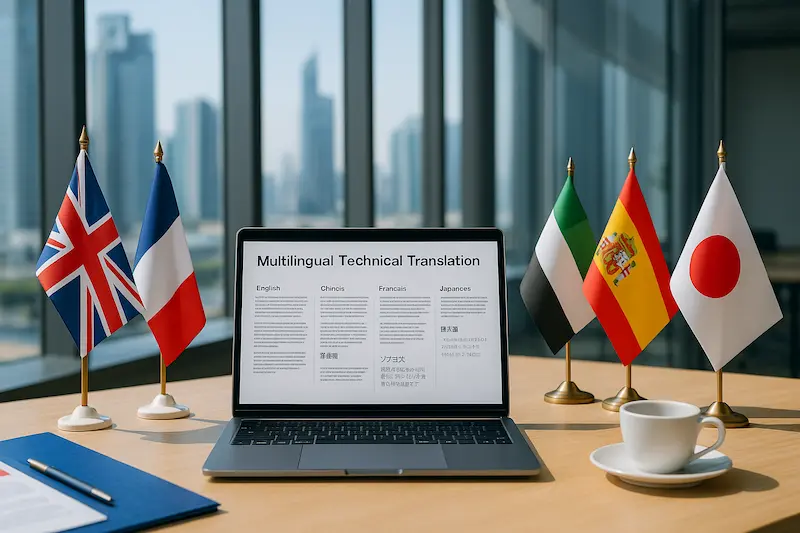 Certified technical translation services in Dubai for accurate and professional content