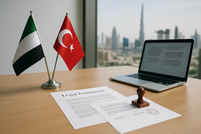 Certified Turkish translation services for official documents in Dubai