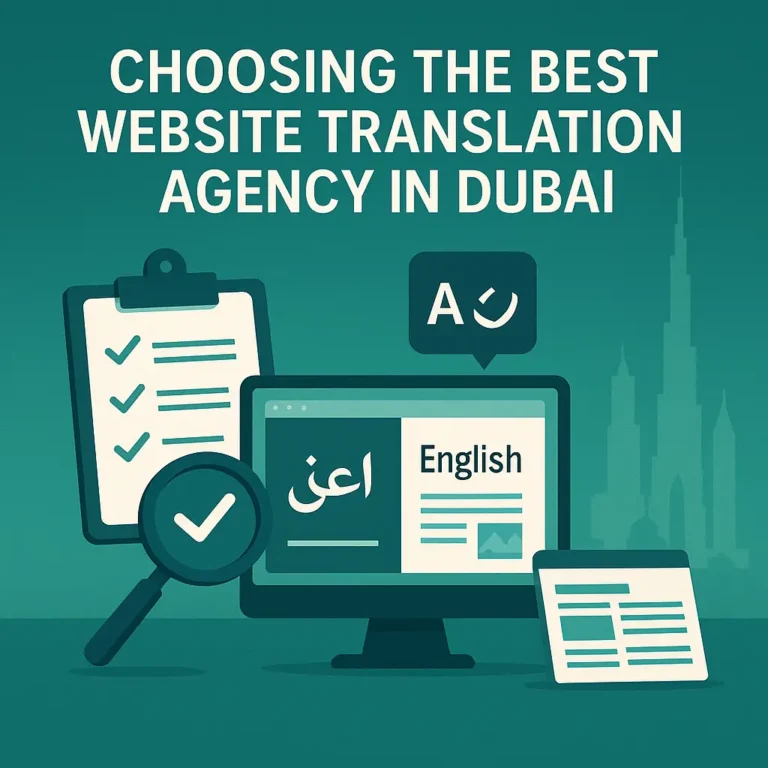 Certified website translation services in Dubai for accurate and legally accepted content