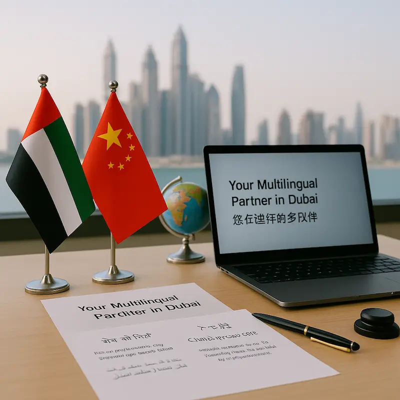 Professional Chinese language interpretation services in Dubai