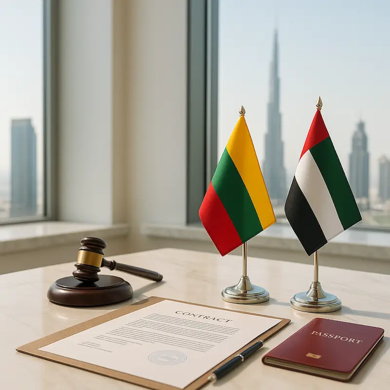 Professional Lithuanian language document translation service in Dubai