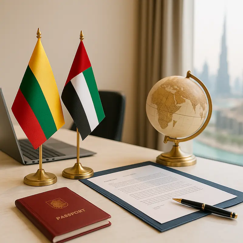 Professional Lithuanian to Arabic document translation service in Dubai