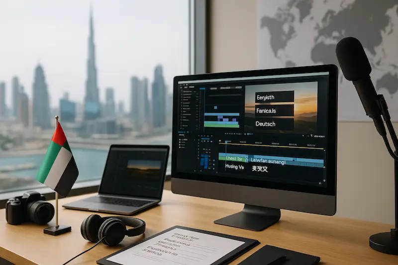 Media translation services in Dubai for accurate and professional content