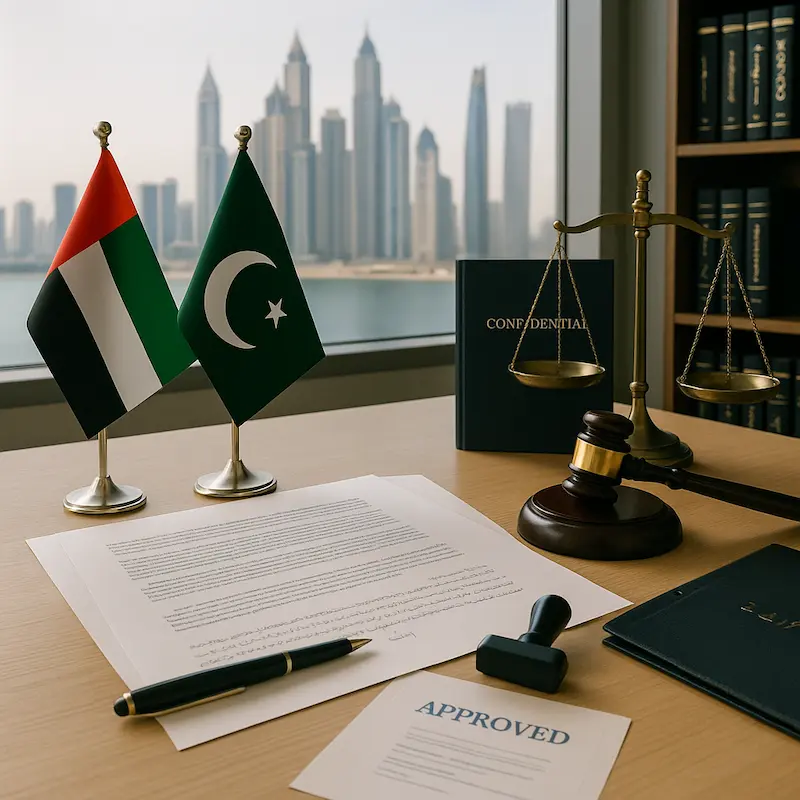 Professional Urdu translators in a Dubai office