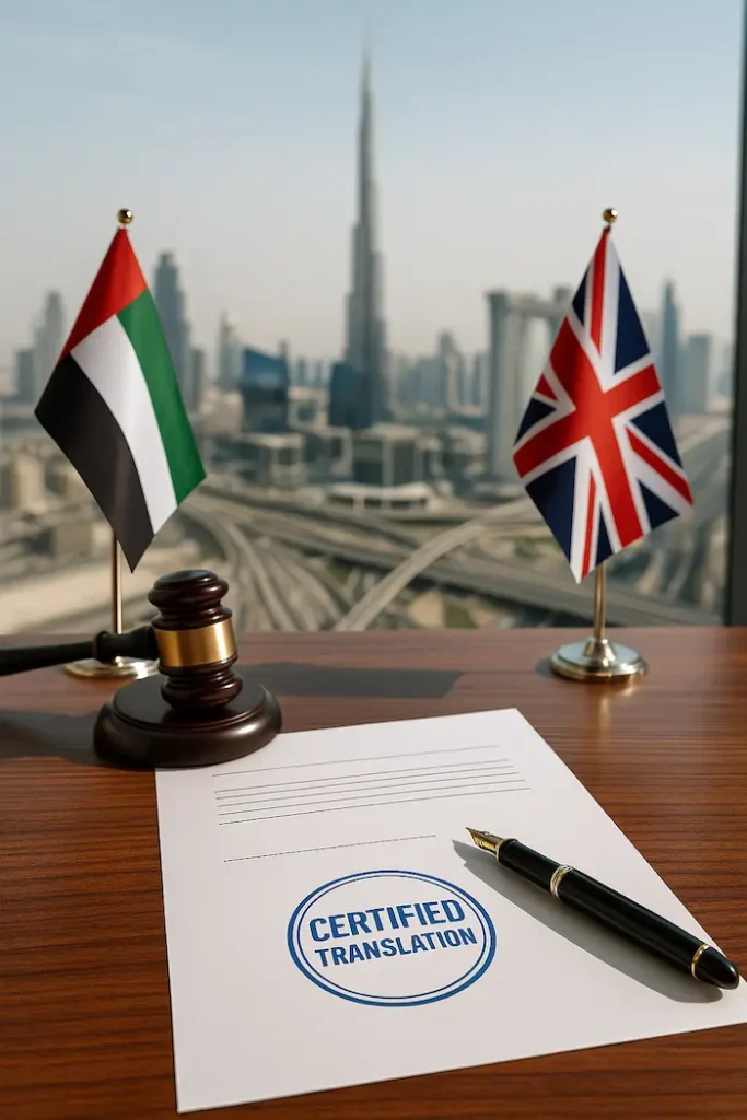 Sworn certified translation services in Dubai for official and legal documents