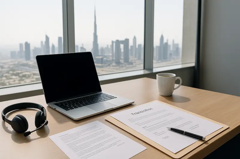 Technical document translation services in Dubai for accurate and professional translations