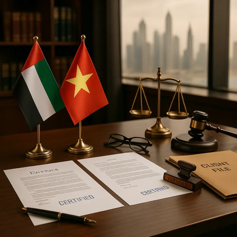 Vietnamese document translation office in Dubai
