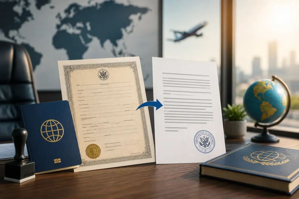 Certified birth certificate translation in Dubai