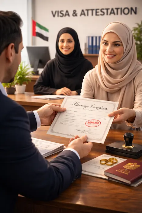 Marriage certificate attestation UAE document verification