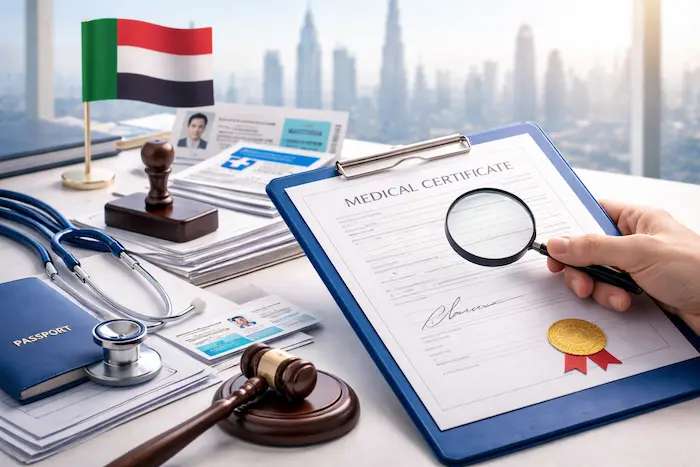 Medical document attestation UAE document verification