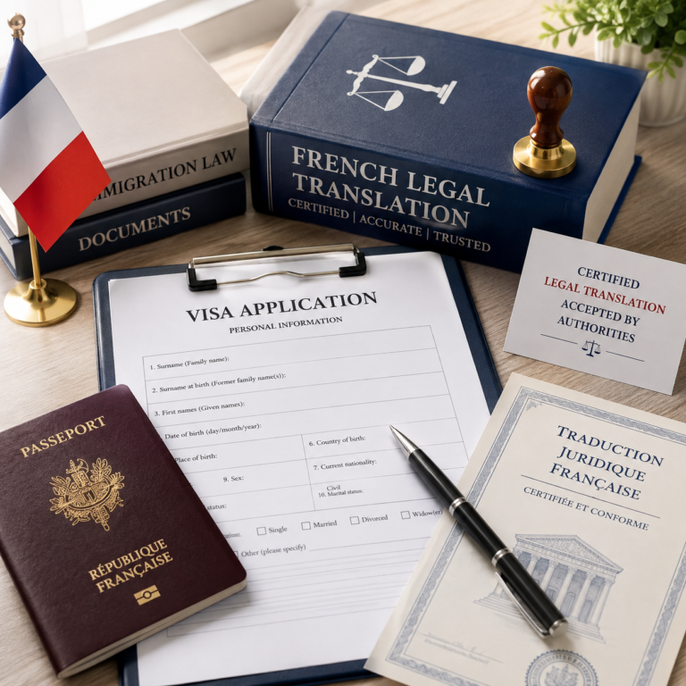 French Legal Translation for Visa and Immigration Documents